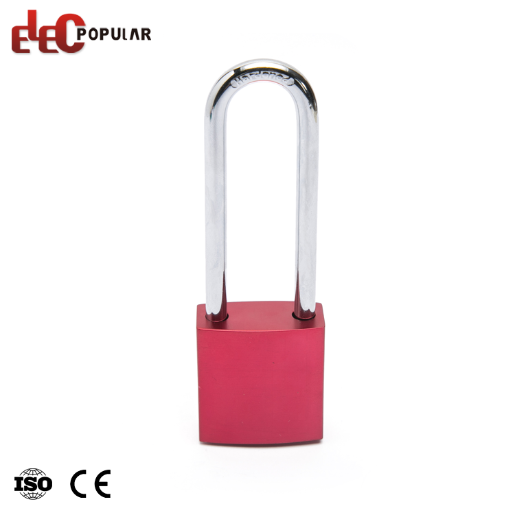 定制红色76mm铝制卸扣安全锁定挂锁